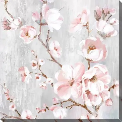 Картина маслом Сакура розового оттенка