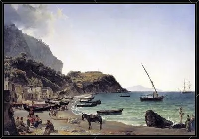 Большая гавань на острове Капри (Most of the harbor on the island of Capri)