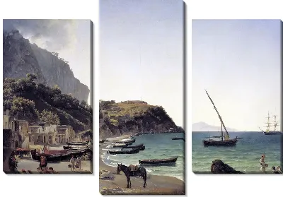 Большая гавань на острове Капри (Most of the harbor on the island of Capri)