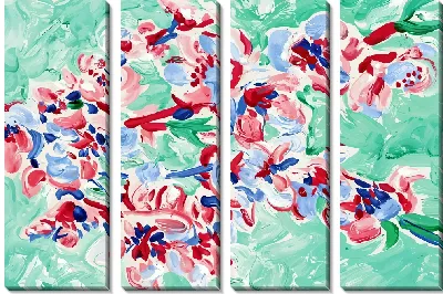 Модульная картина Рисунок сакуры