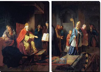 Картина Великий князь Владимир выбирает веру (Grand Duke Vladimir chooses faith)