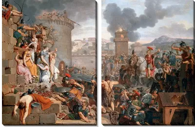 Картина Осада города (The siege of the city)
