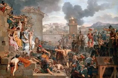 Картина Осада города (The siege of the city)