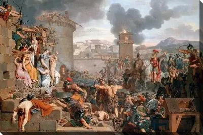 Картина Осада города (The siege of the city)