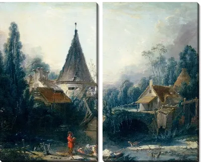 Пейзаж в окрестностях Бове  ( Landscape Near Beauvais)