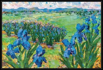 Долина с ирисами