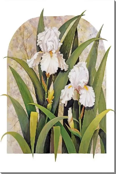 Картина маслом Композиция с ирисами №5