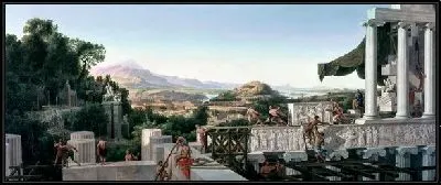 Картина Вид цветущей Греции (View of the flower of Greece)