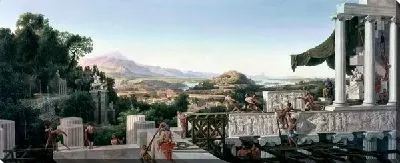 Картина Вид цветущей Греции (View of the flower of Greece)