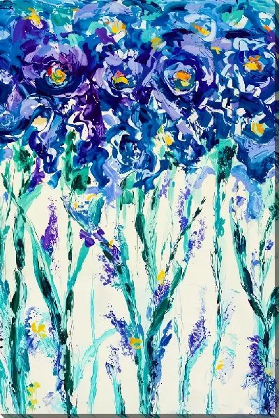 Картина маслом Композиция с ирисами №7