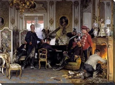 Картина Военный квартал в пригороде Парижа (Military Quarter in Paris suburb)