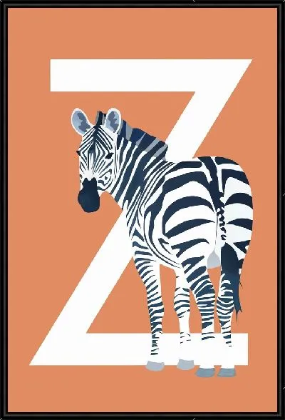 Картина Z - зебра