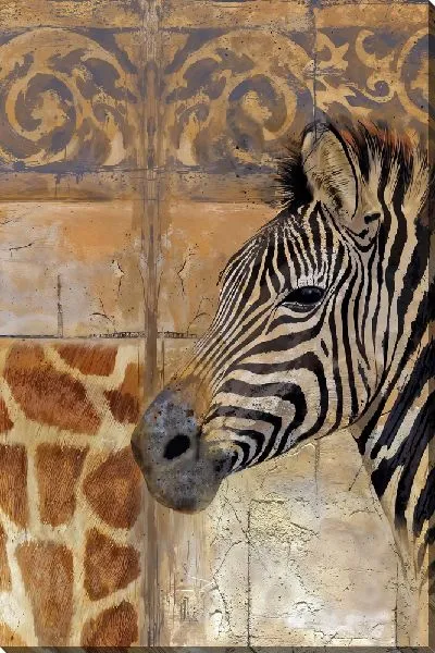 Картина маслом Африканская зебра