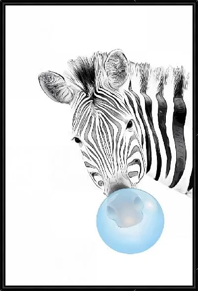 Картина Зебра и Bubble Gym