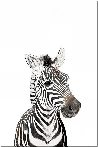 Картина маслом Задумчивая зебра
