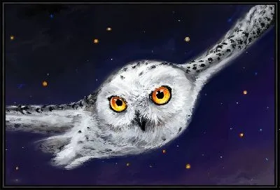 Картина Летящая сова