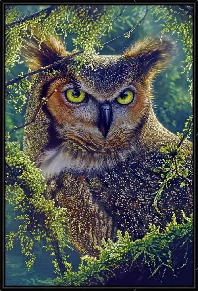 Картина Недовольная сова