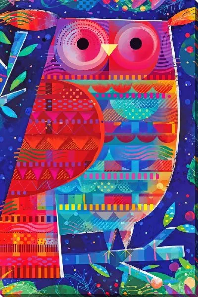 Картина маслом Арт сова №4