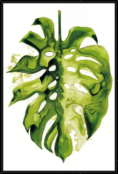 Картина Лист монстеры