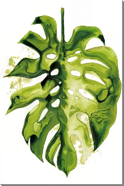 Постер Лист монстеры