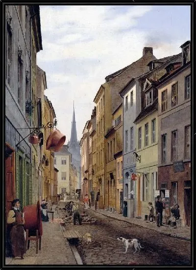 Картина Улица попугаев (Street parrots)