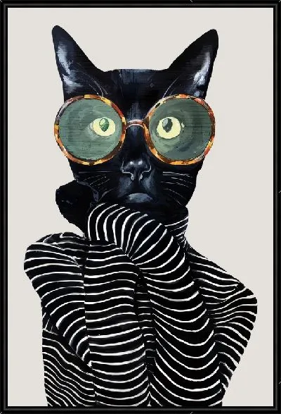 Картина Пантера в очках