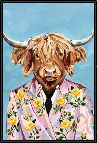 Картина Бык в костюме