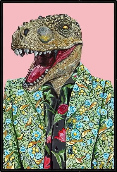 Картина Динозавр в костюме