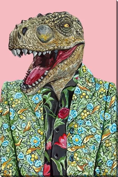 Постер Динозавр в костюме