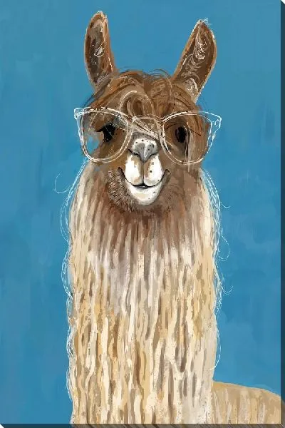 Картина маслом Альпака модница