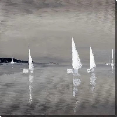 Картина маслом Белые парусники