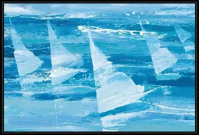 Картина Абстрактные парусники