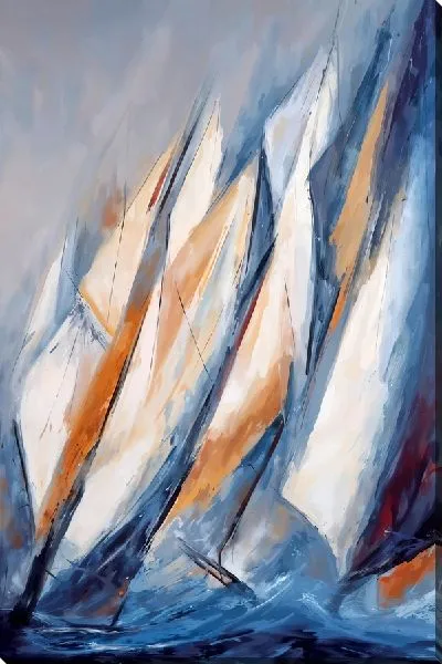 Картина маслом Абстрактные паруса