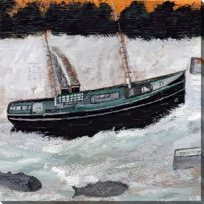 Картина маслом Парусник и рыба