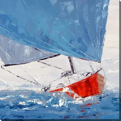 Парусник с голубыми парусами