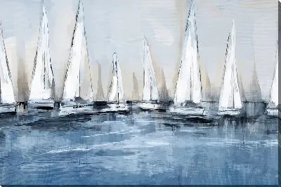 Картина маслом Бухта с парусниками