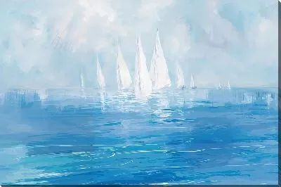 Парусники в дымке