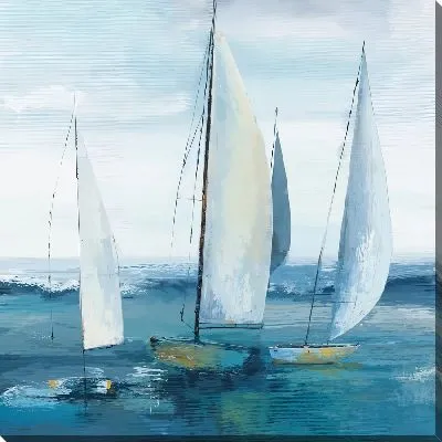 Картина маслом 4 паруса