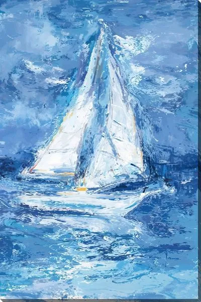Картина маслом Белоснежный парусник