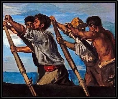 Картина Гребцы (Rowers)