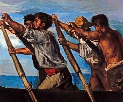 Картина Гребцы (Rowers)