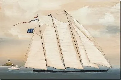 Картина маслом Огромный парусник