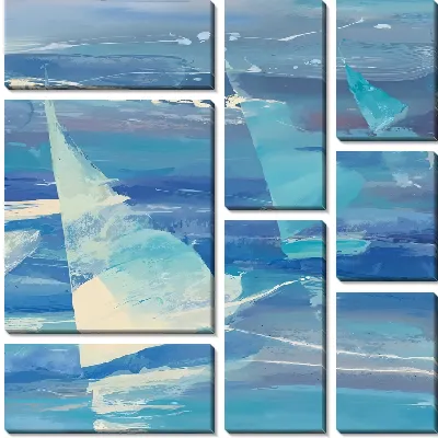 Абстрактные парусники №2