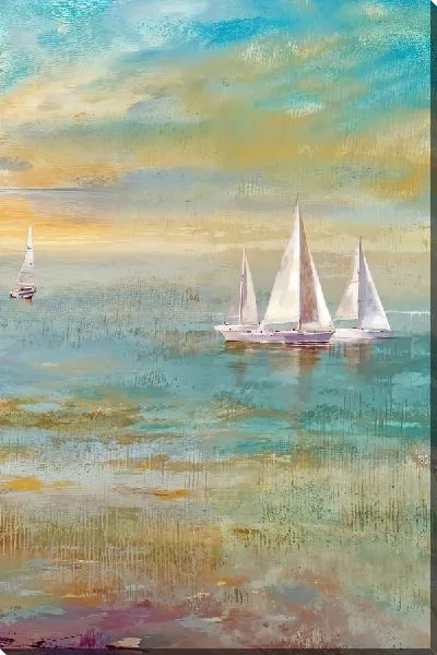 Картина маслом Глядя на парусники