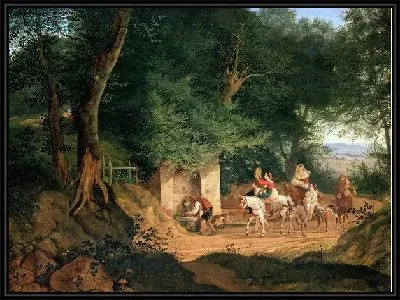 Родник в лесу (Spring in the forest)