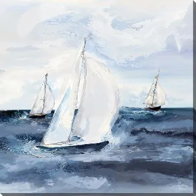 Картина маслом Регата белых парусов