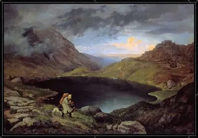 Озеро в горах (Lake in the mountains)