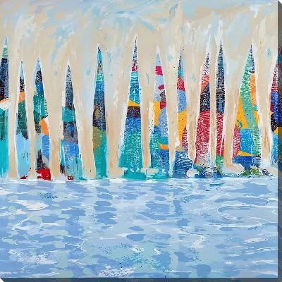 Картина маслом Регата №2