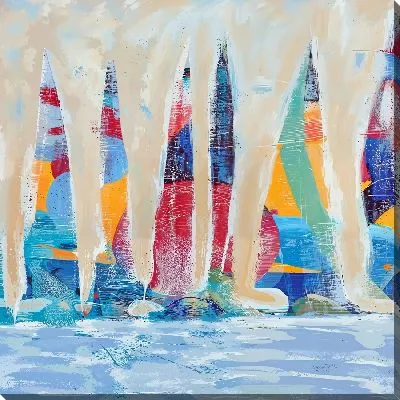 Картина маслом Регата №3