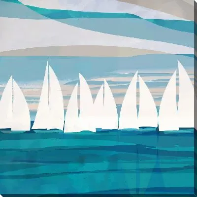 Постер Парусники в скандинавском стиле